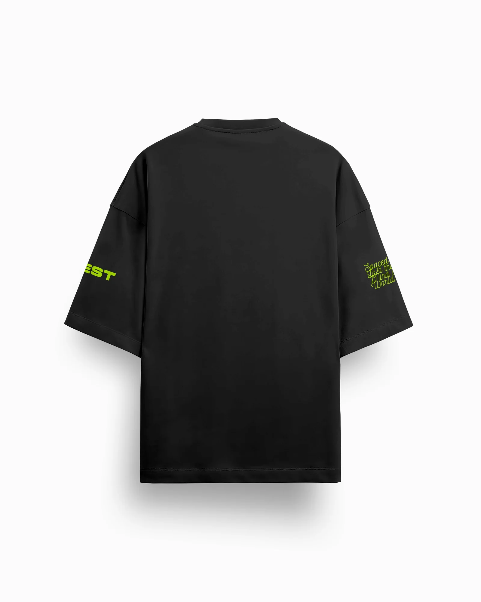 “spaced out” black t shirt “spaced out” black t shirt